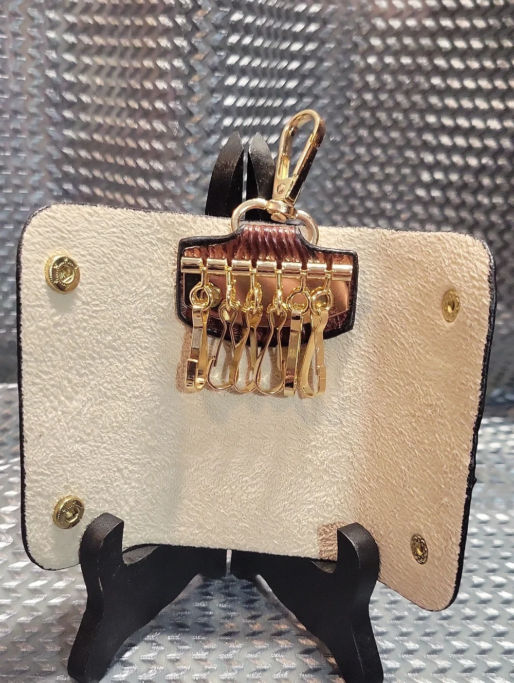 Brown Leather Key Pouch